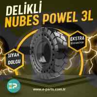 6.00-9 - NUBES-POWEL 3L+-SEGMANSIZ-DELIKLI-SIYAH-DOLGU