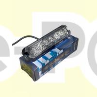 DEMMON DM-173-3 DEMMON 10V-30V ÇAKAR FLAŞ LAMBA 6 LEDLİ TURUNCU (130*29*16 MM) 