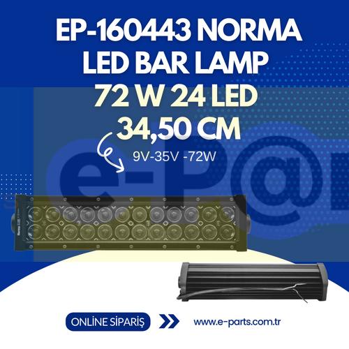 EP-160443 NORMA LED BAR LAMP  72 W 24 LED  34,50 CM