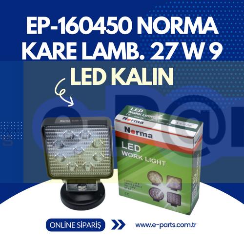 EP-160450 NORMA KARE LAMB. 27 W 9 LED KALIN