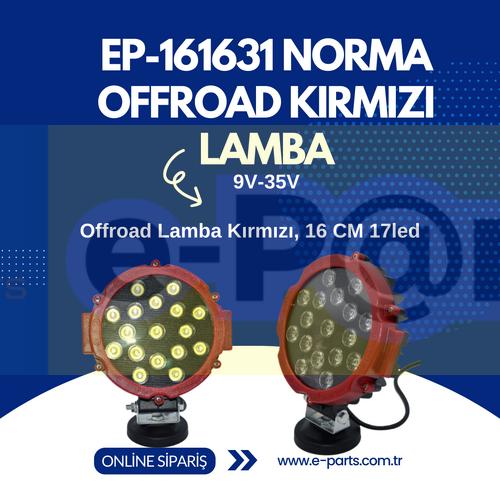 EP-161631 NORMA OFFROAD KIRMIZI LAMBA