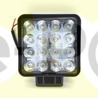 Kare Led Far 10V/60V DC Su Geçirmez IP68 