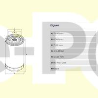 Jungheinrich 51095391 Motor Yağ Filitresi - OEM