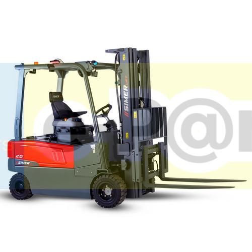 Simer Forklift 20T-4W Akülü Forklift 4 Teker