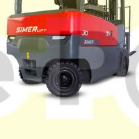 Simer Forklift 30T-4W Akülü Forklift 4 Teker