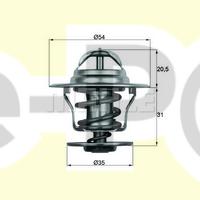 TERMOSTAT 87°C BH TX 15 87D