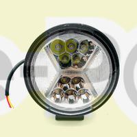 Yuvarlak Led Far  Sarı Çakarlı 10/80V DC